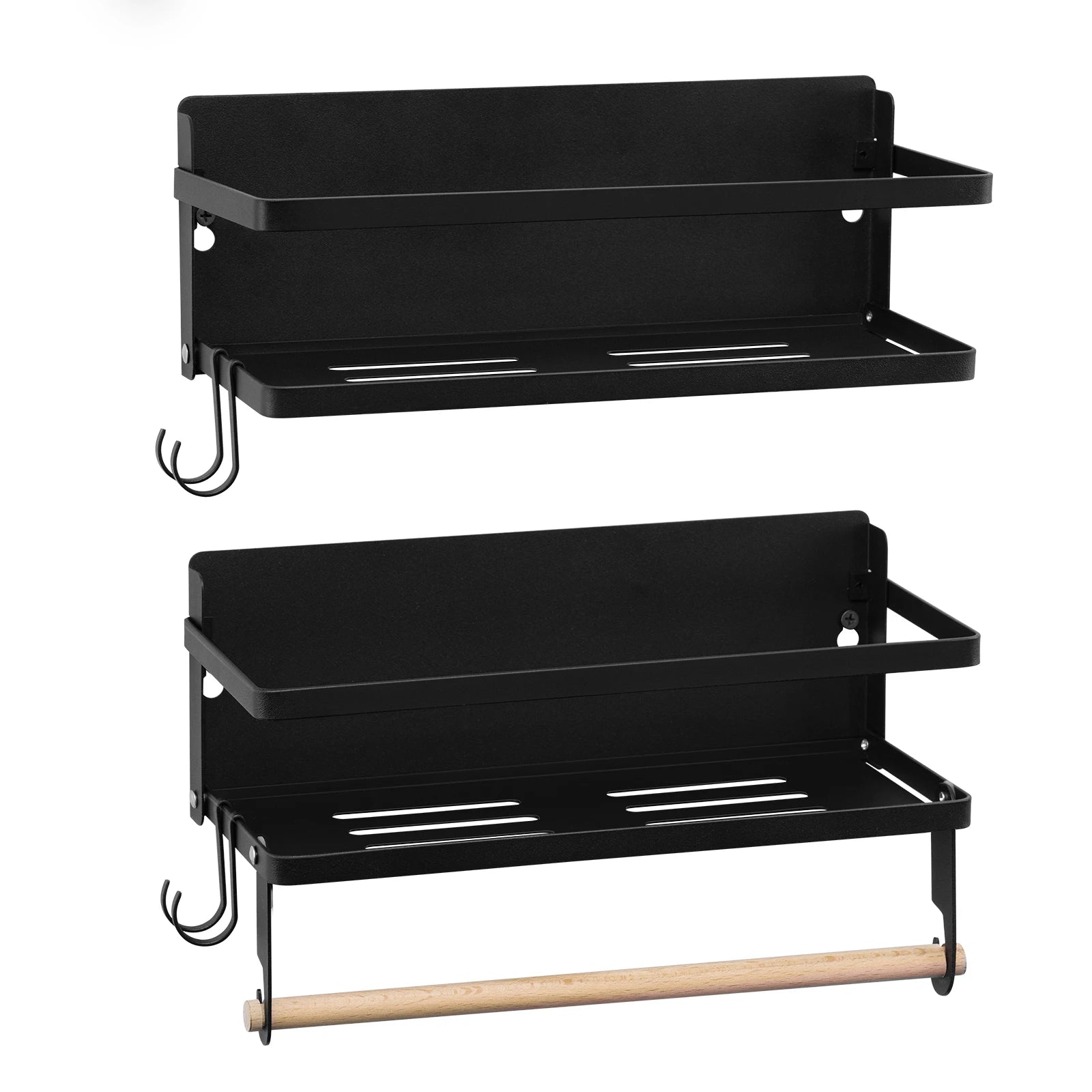 Lot 2 Étagères Murale Métal - Wallisra