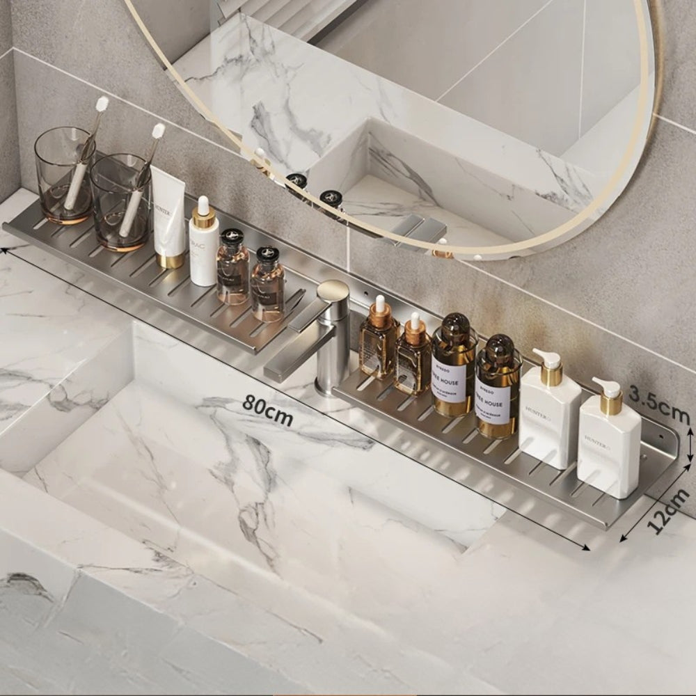Étagère Murale Salle de Bain pour Lavabo - Murivo