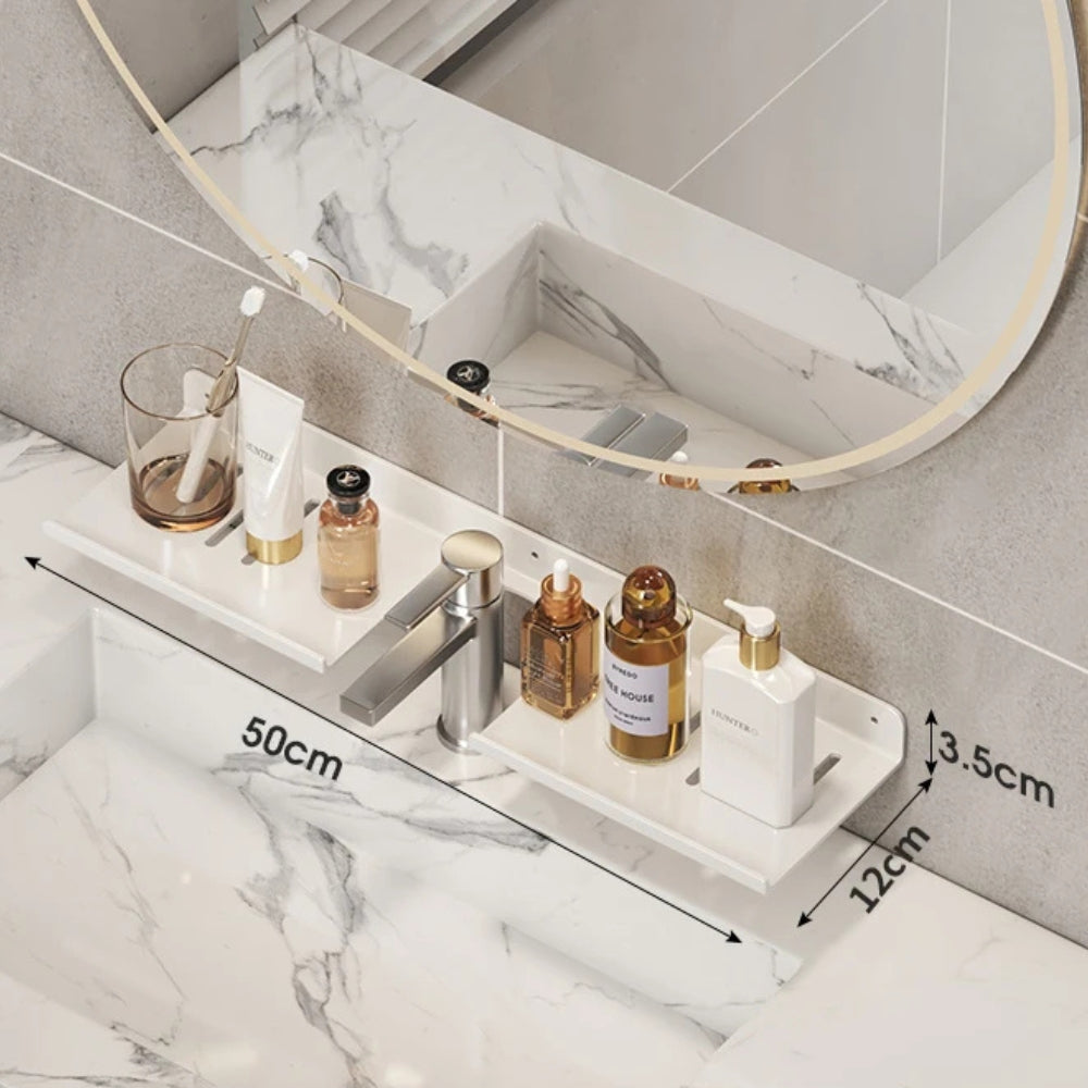 Étagère Murale Salle de Bain pour Lavabo - Murivo