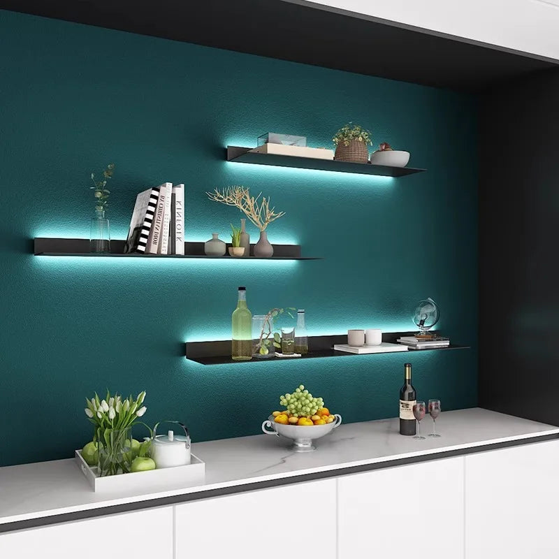 Étagère Murale Métal - Led