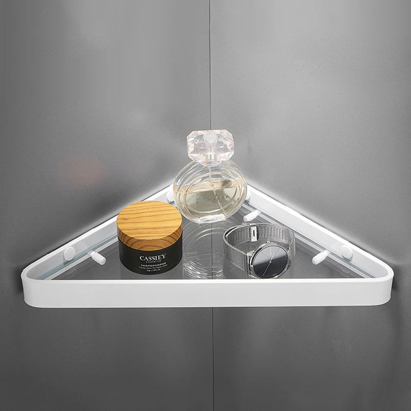 Étagère Murale Salle de Bain d'Angle - Shelvia