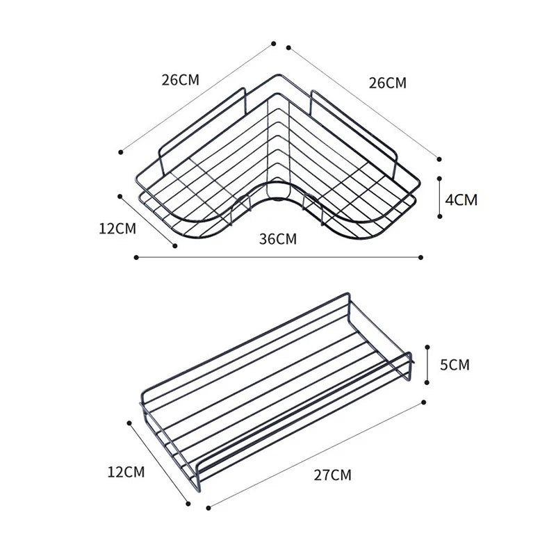 Étagère Murale Salle de Bain - Lobiu